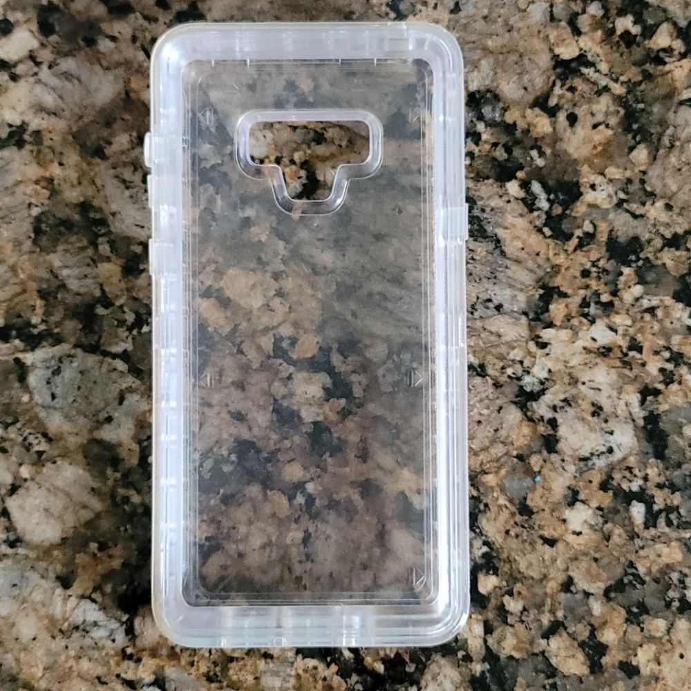 Samsung Note 9 heavy duty clear case